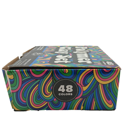 48 Colors Polymer Clay Set Modeling Clay Sculpting Bake No Tools Only One Used - Picture 11 of 14